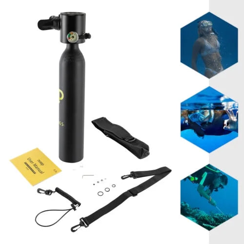 0.13gal Mini Scuba Tank Dive Diving Fluid Breath Device Cylinder Oxygen Set