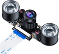 Raspberry Pi 4 Camera Night Vision Camera Adjustable-Focus Module 5MP OV5647 Webcam Video 1080p Compatible