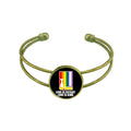 Love Is Patient Love Is Kind Bracelet Bangle Retro Open Cuff Jewelry