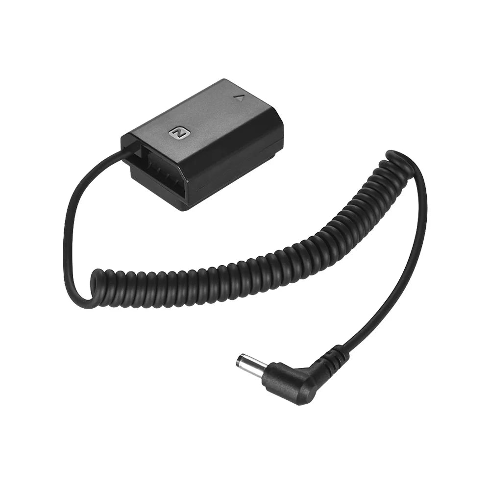 Andoer NP FZ100 Dummy Battery Pack Adapter for A7III A9 A7RIII A7SIII, with Spring Cable