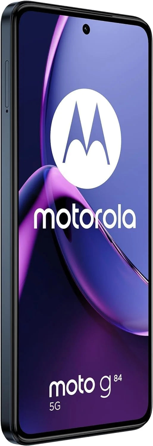 Motorola Moto G84 5G XT2347-1 (Dual SIM) 8/256GB | 6.5" P-OLED 120Hz Display | 50MP Camera | 5000 mAh Li-Po Battery | GSM Factory Unlocked | (NO CDMA) | International Model - (Spatial Black)