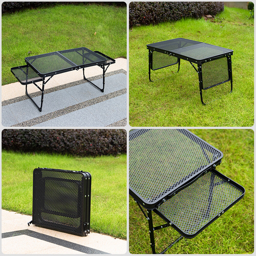 Lixada Folding Camping Table Outdoor Picnic Cooking Station Food Prep Table