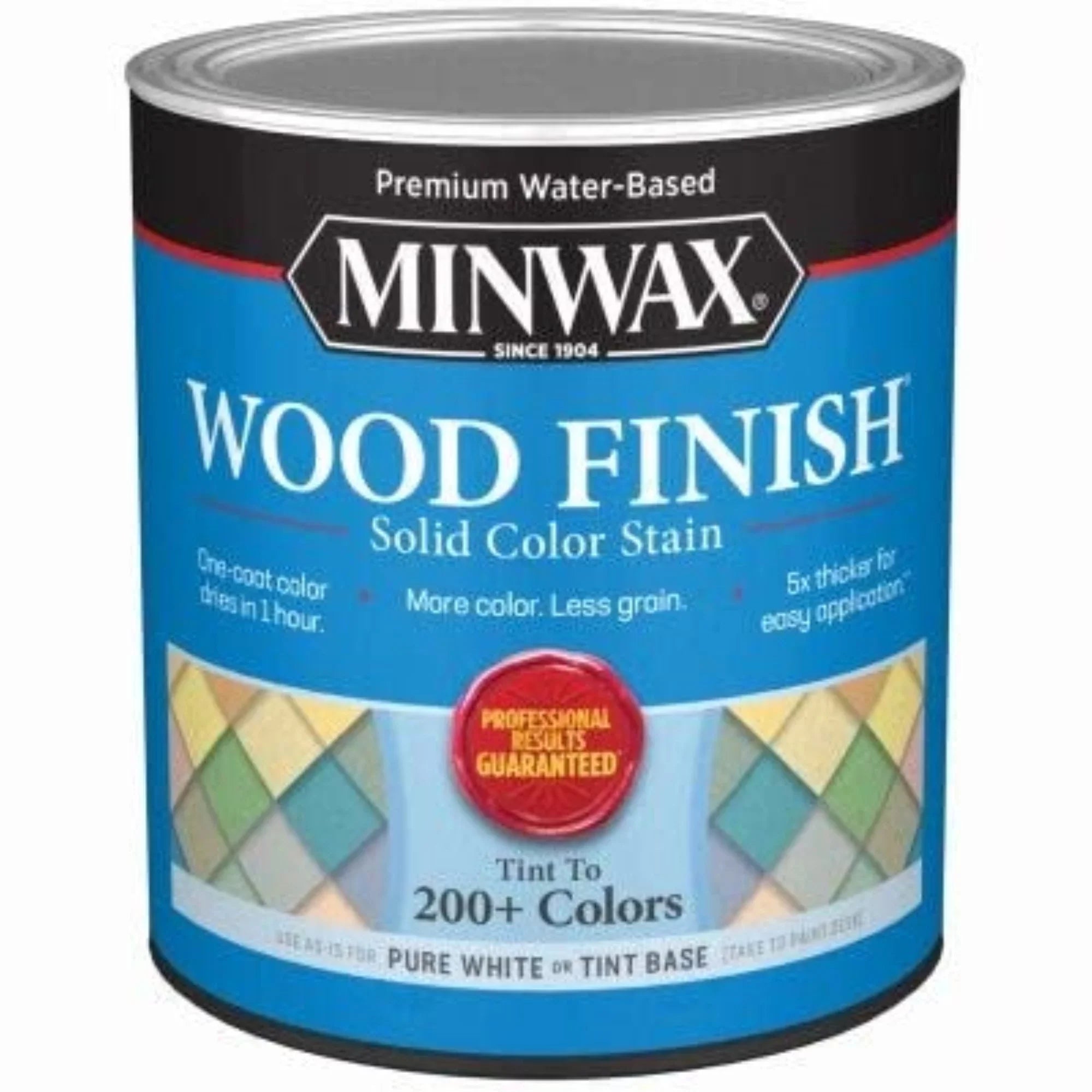 Minwax 108110000 Wood Finish Stain, Fluid Solid Color, White, 1-Qt. - Quantity 1