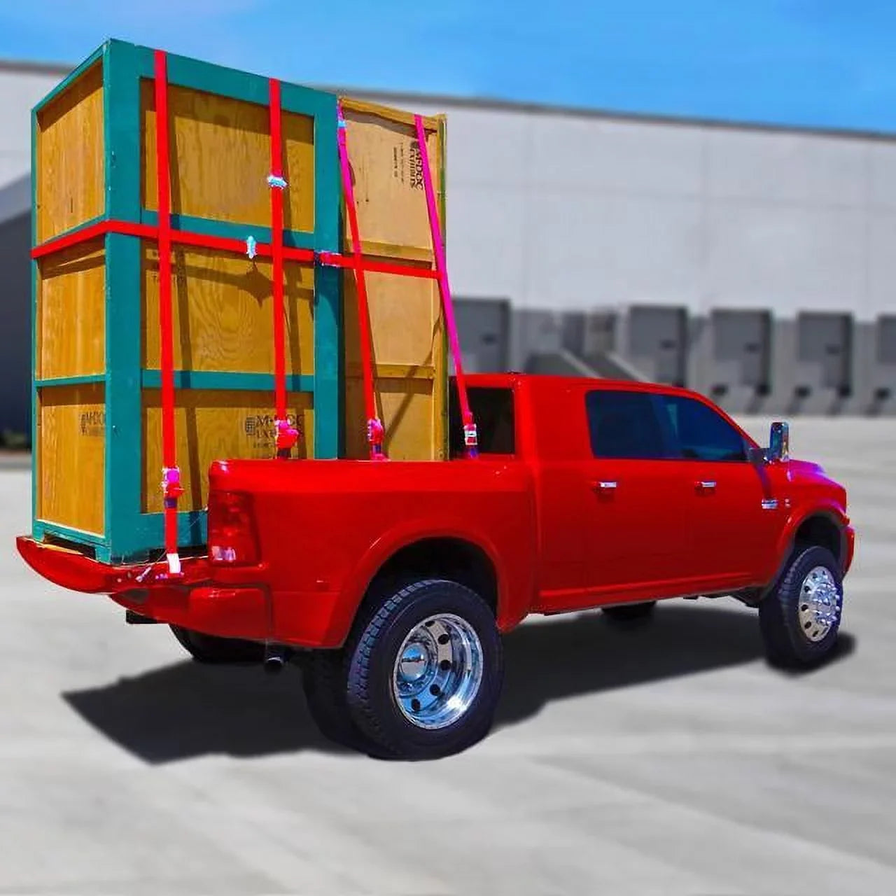 SNAP-LOC E-Track Single Truck Trailer 6-Pack Tie-Down Anchor Kit with 2 in x 16 ft Ratchet Straps 4,400 lb