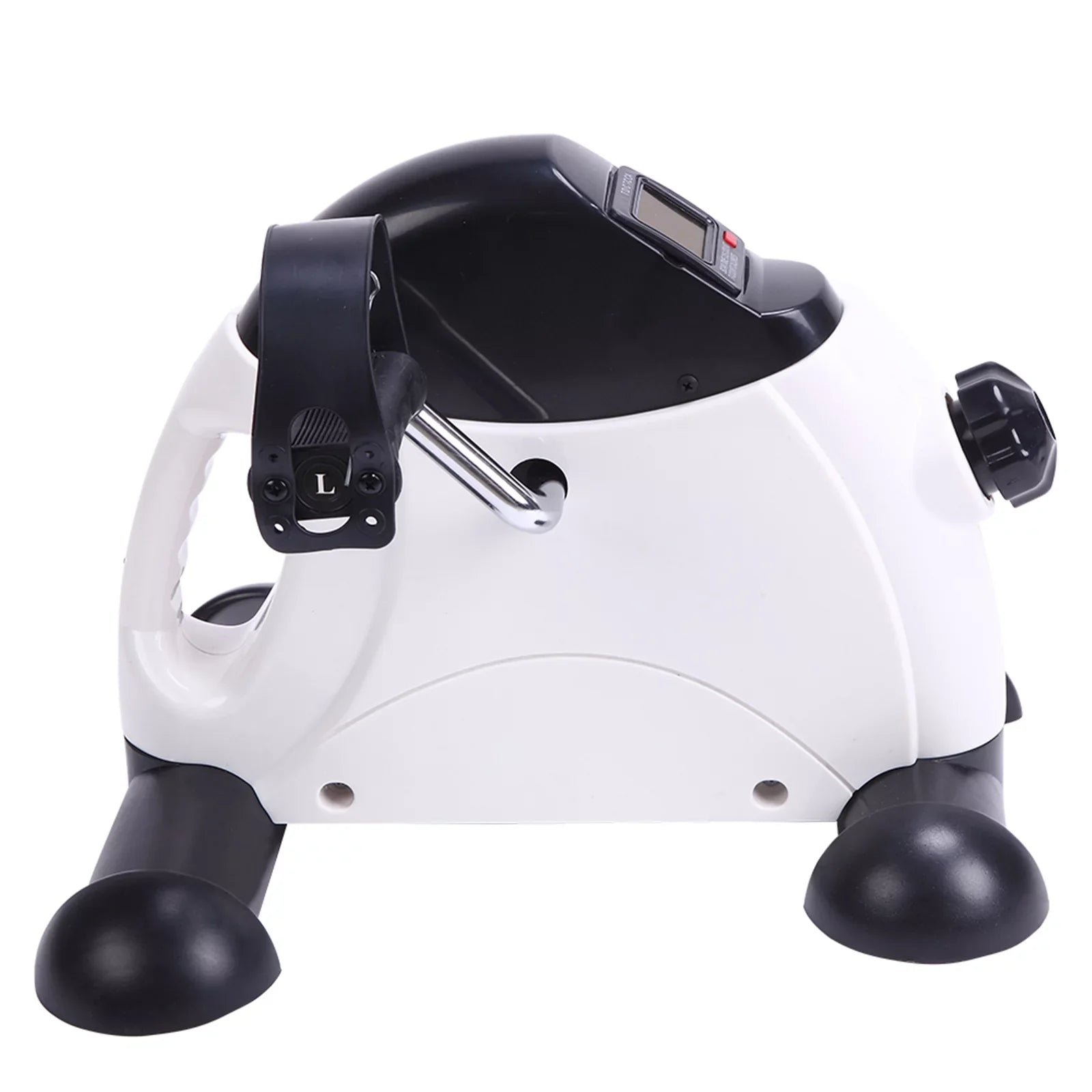 Portable Home Use Hands and Feet Trainer Mini Exercise Bike White & Black