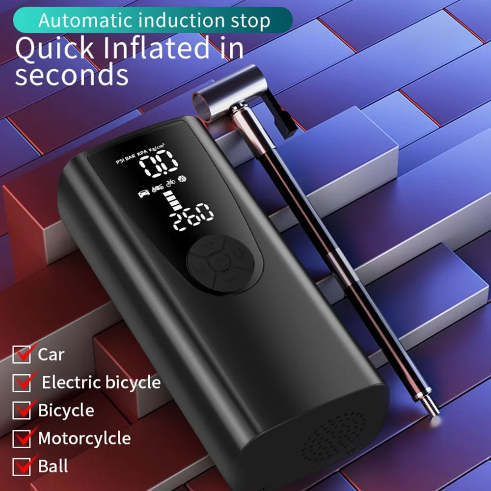 Dcenta Electric Inflator Pump 8000mAh Portable and Reliable for Various Inflatable Needs, Perfect for On Go Use