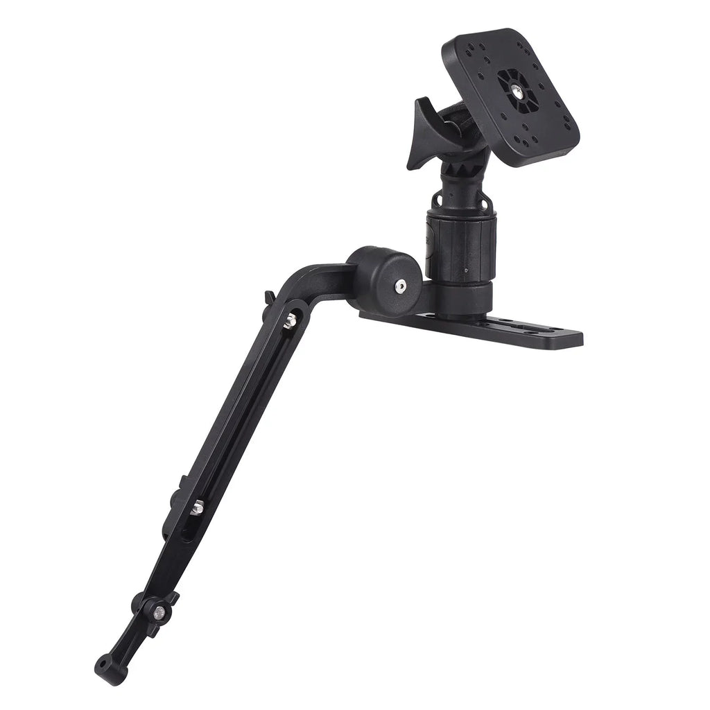Tomshoo Tough Kayak Boat Transducer Mounting Arm, Fish Finder Mount Base Adapter, 360 Degree Swivel