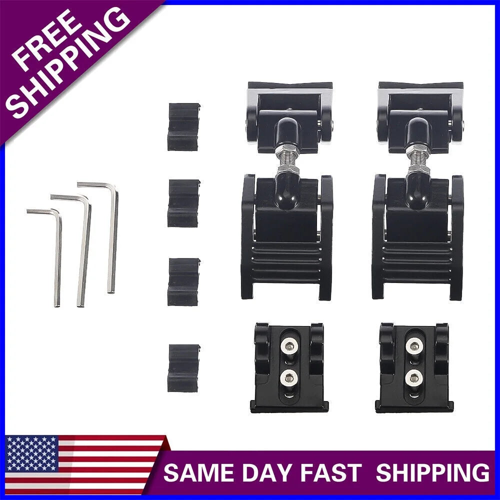Jahyshow Premium Hood Latch Lock Catch Set for Jeep Wrangler JK 07-18 - Enhance Your Jeep's Security