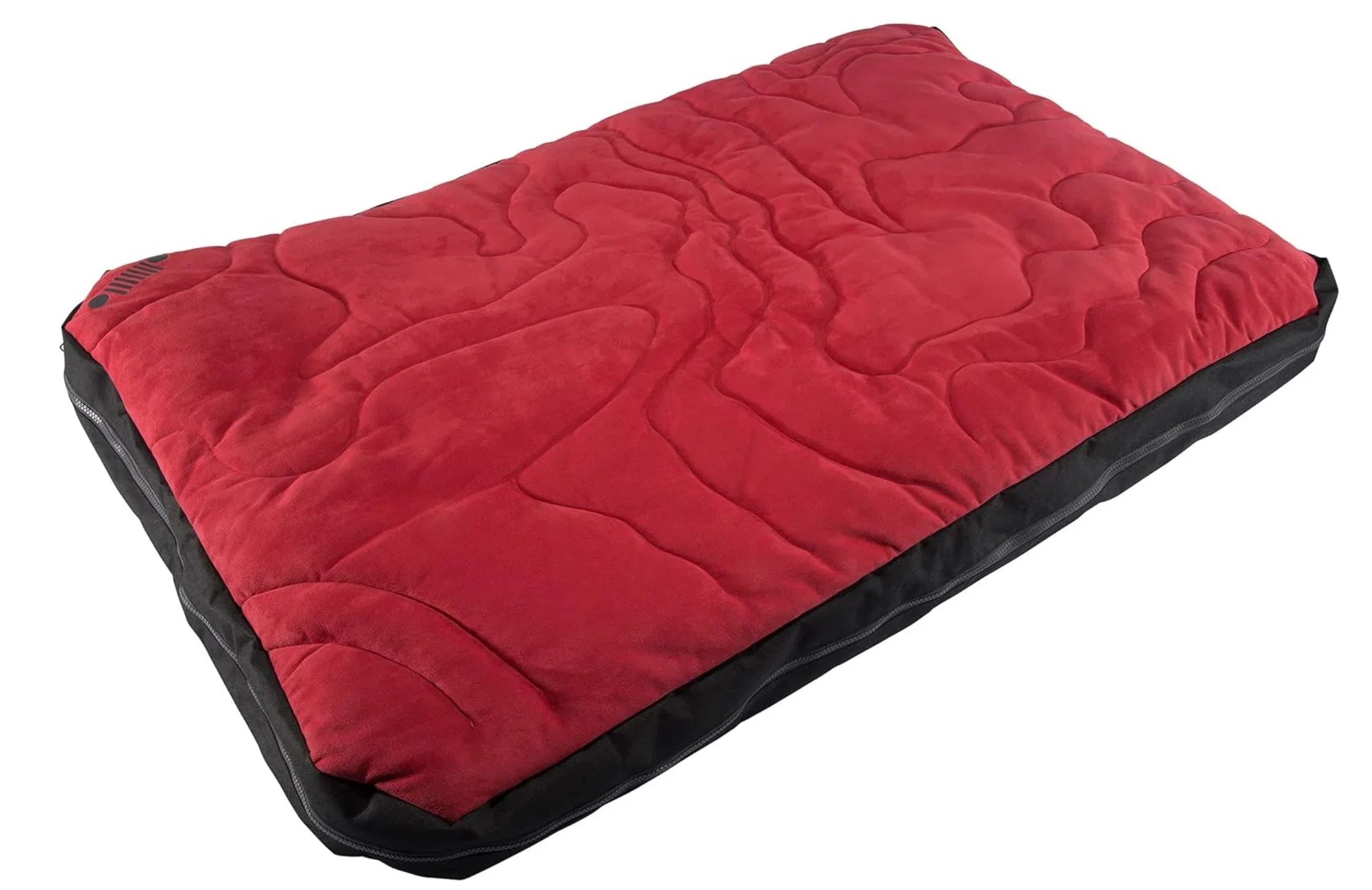 Jeep Venture Sleeping Bag Dog Bed, Colorado Red, Large