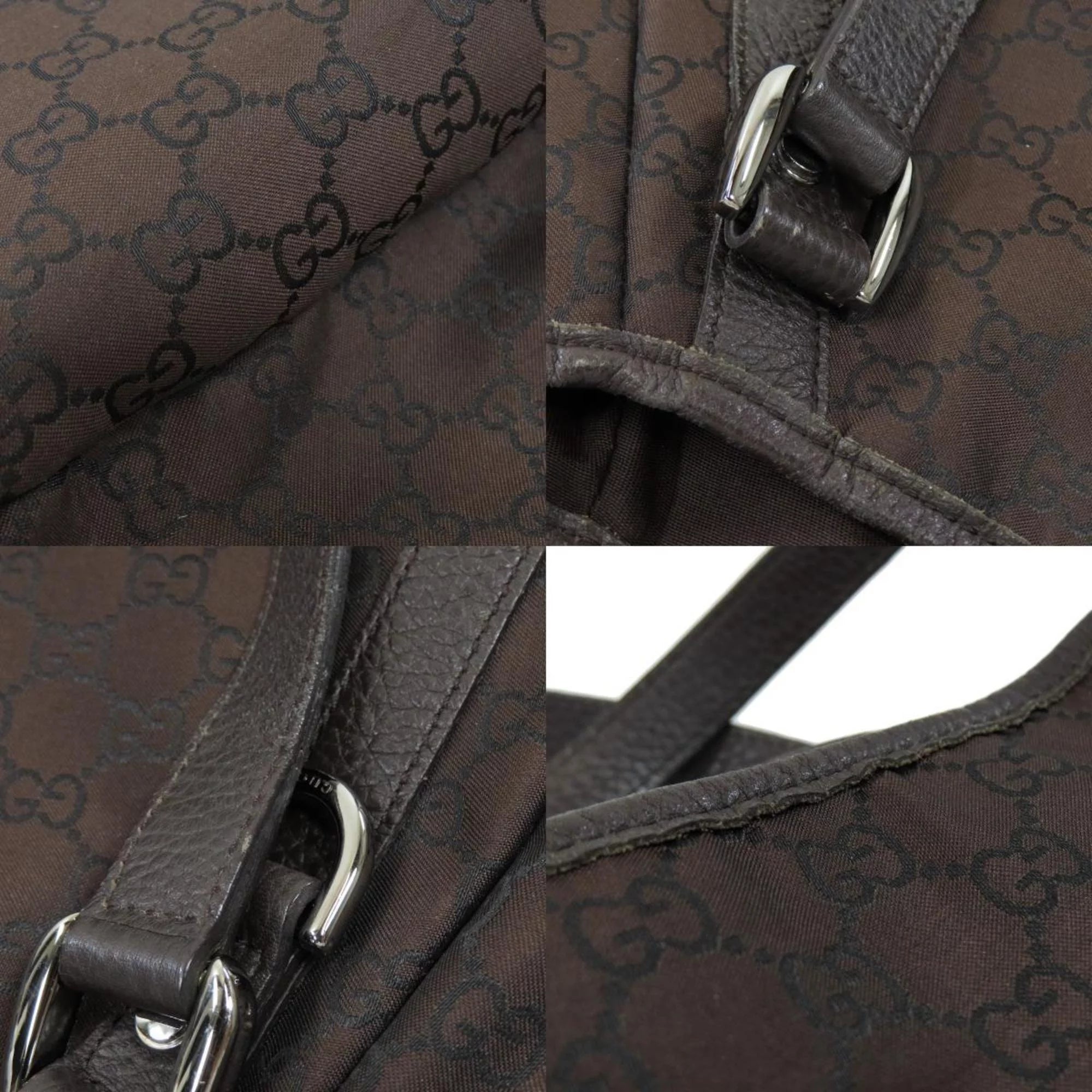 Pre-Owned Gucci 293578 GG Tote Bag Nylon Material Ladies GUCCI (Good)