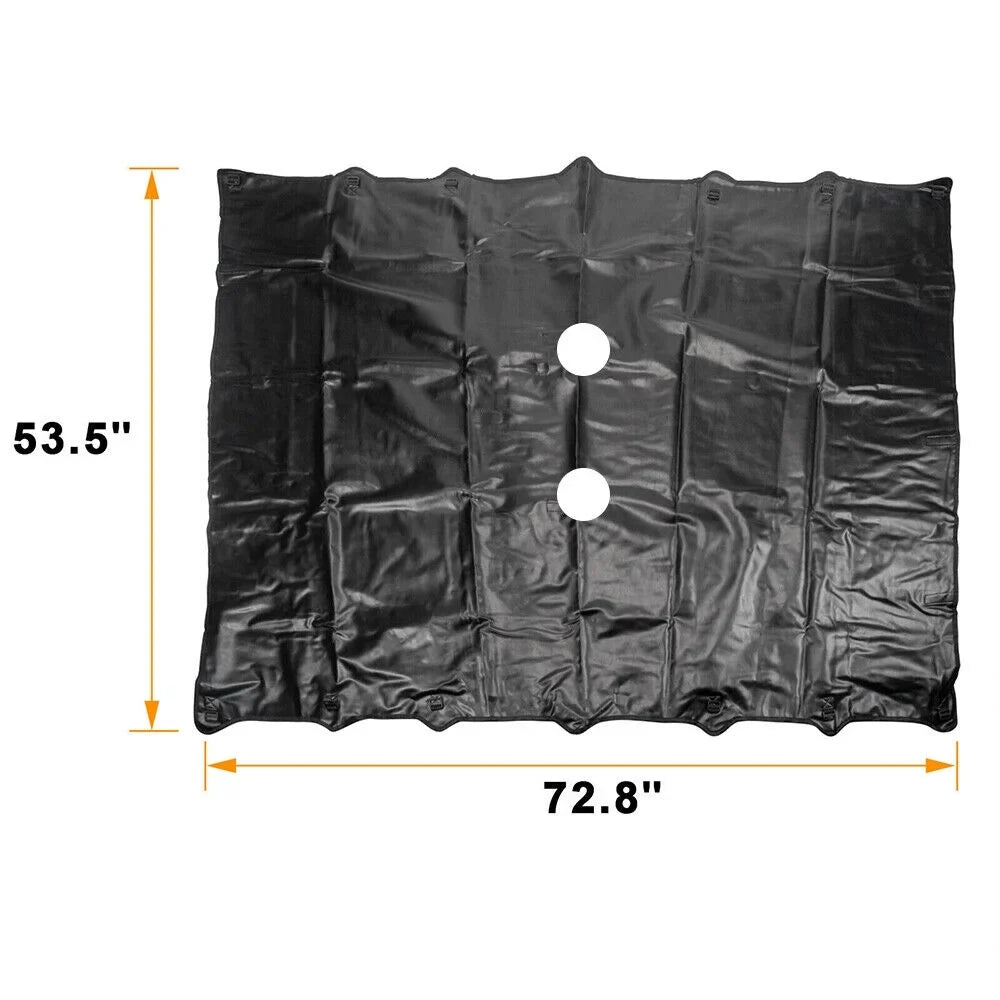 Paddsun Leather Top Sunshade Protection from the SunFor Jeep Wrangler JK JKU 07-18