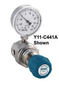 Airgas Single Stage Stainless Steel 0-250 psi High Purity Threadless Seat Line Regulator