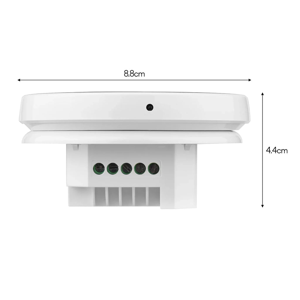 Programmable Smart Digital Room Controller with Round Backlight LCD Display for Home School Office Hotel