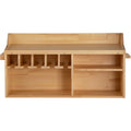 BENTISM Power Tool Organizer Drill Wall Tool Holder 5 Slots 4-shelf Wall Mounted