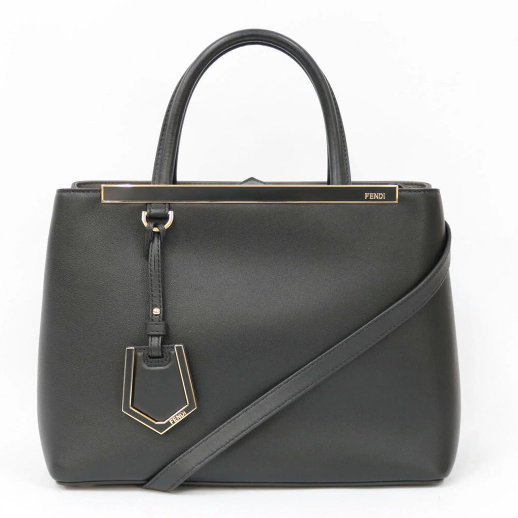 Pre-Owned FENDI Shoulder Bag Handbag Toujour Black Ladies (Good)