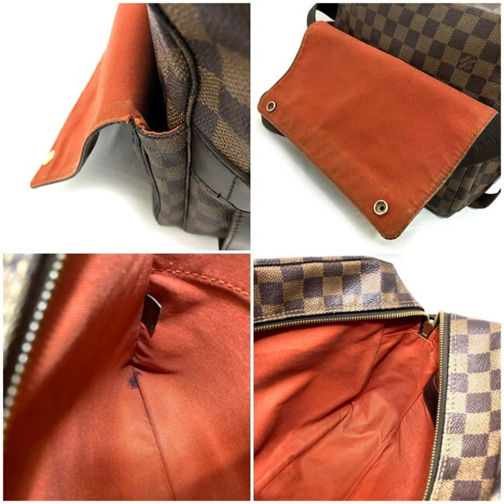 Pre-Owned Louis Vuitton Bag Naviglio Brown Damier Ebene N45255 Shoulder SR0055 LOUIS VUITTON (Good)