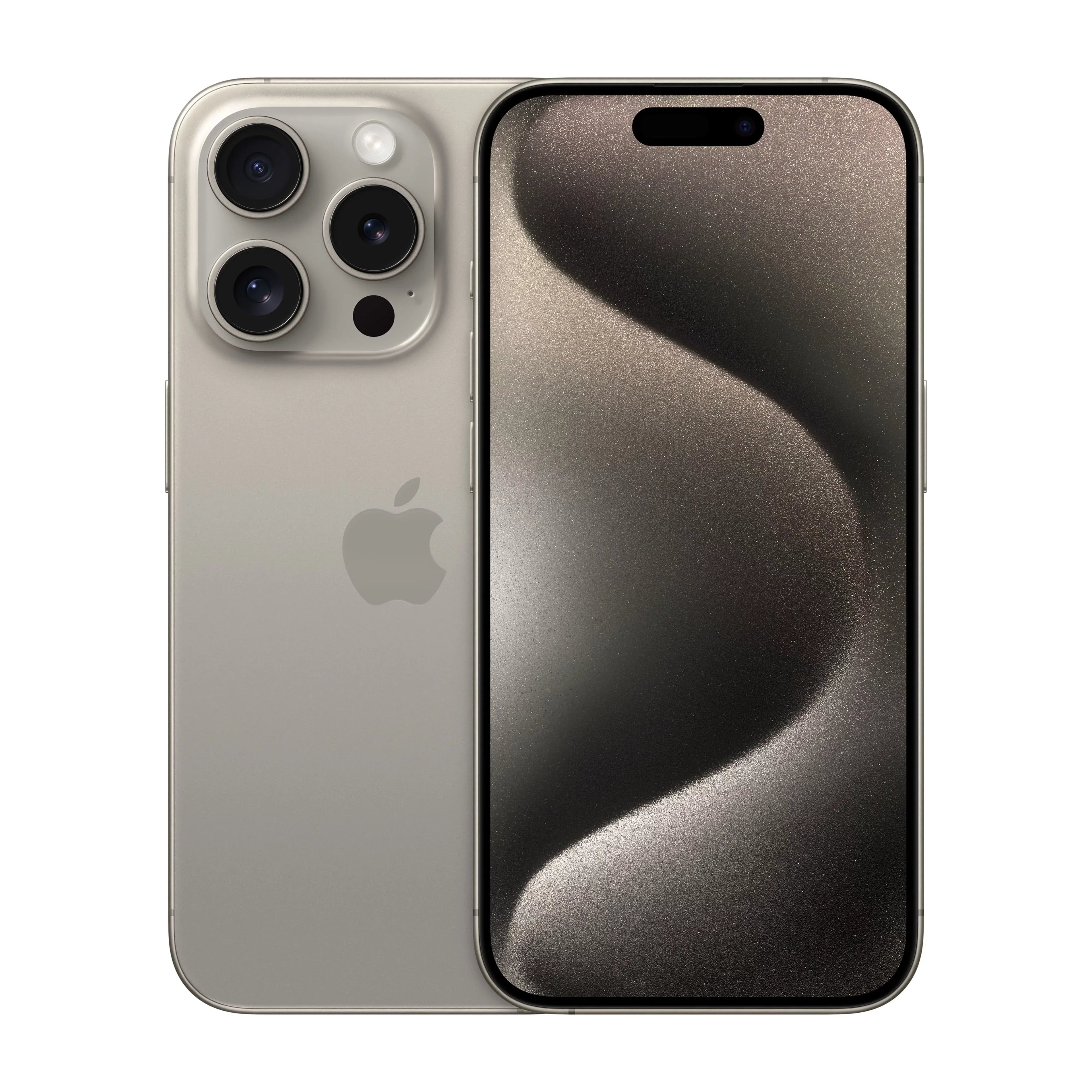 Straight Talk iPhone 15 Pro, 512GB, Natural - Prepaid Smartphone