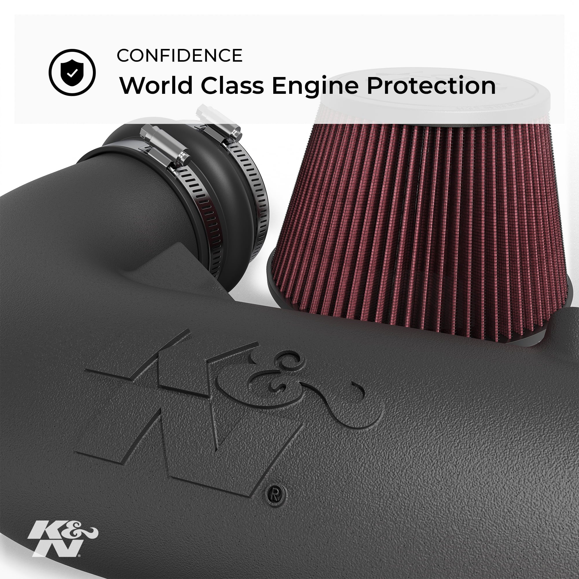 K&N Cold Air Intake Kit: High Capability Guaranteed to Increase Horsepower: 50-State Legal: 2003 FORD (Crown Victoria)57-2553