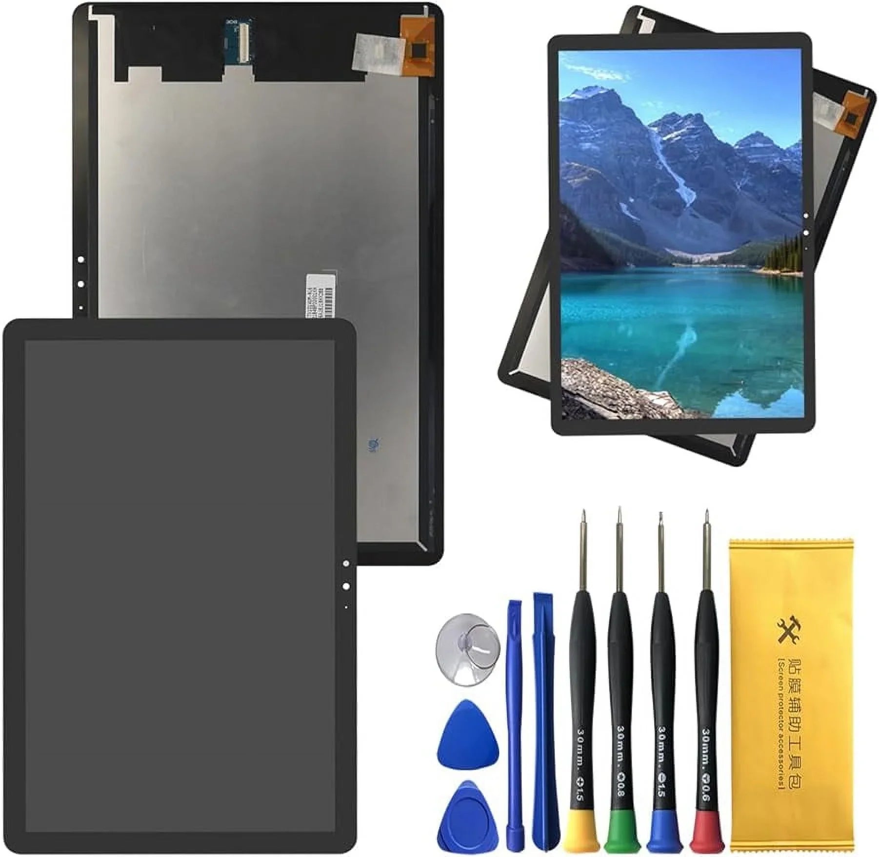 LCD Display Monitor Replacement for Chromebook Duet CT-X636F X636 CT-X636N ZA6F 5D68C16420 CT-X636 CTX636 LCD Assembly Glass Touch Digitizer Premium Repair Kit