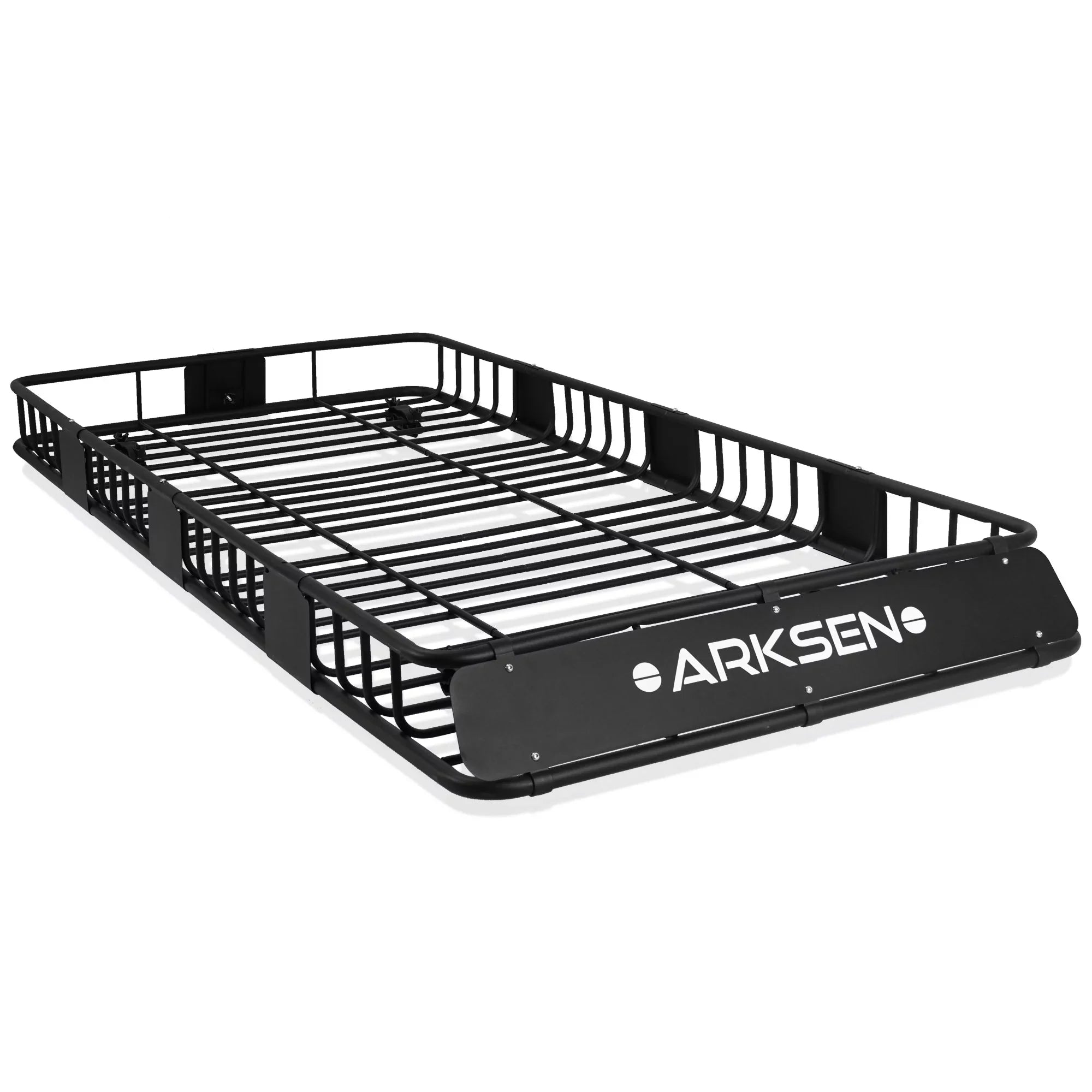 ARKSEN 84"x 39"x 6" Universal Roof Rack Cargo Extension Car Top Luggage Holder Carrier Basket SUV Camping, Black