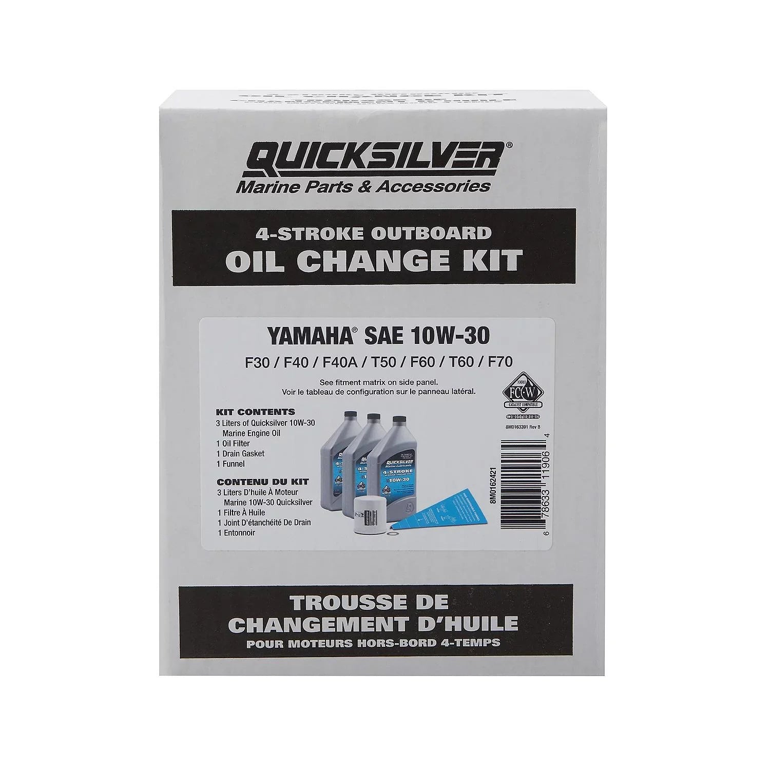 Quicksilver Yamaha Outboard Oil Change Kit