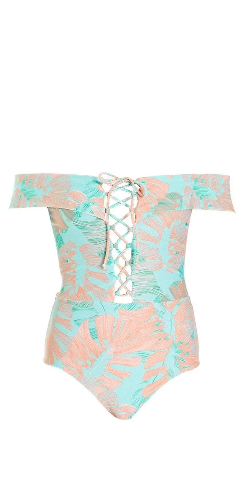 L*Space BUNGALOW PALM Anja One Piece Swimsuit, US 12
