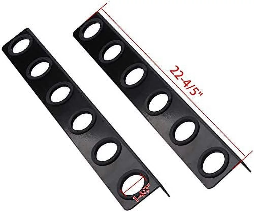 NIXFACE 6-Tool Landscape Truck Trailer Rack Tool Storage Rack Shovel Rack