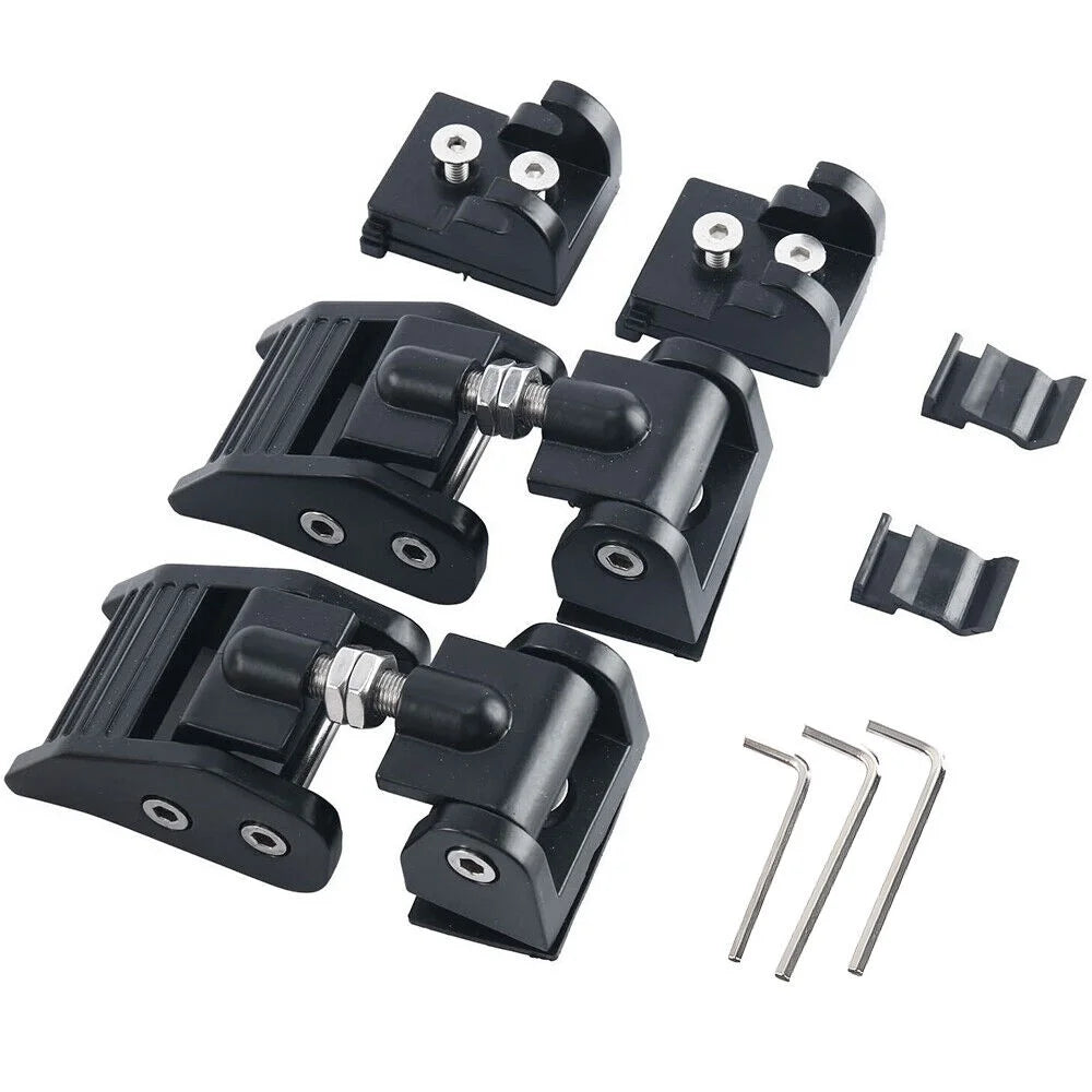 Jahyshow Premium Hood Latch Lock Catch Set for Jeep Wrangler JK 07-18 - Enhance Your Jeep's Security