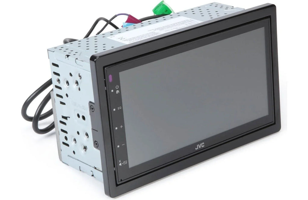 JVC KW-M180BT 2 DIN 6.75" Media Player USB Mirroring For Android Bluetooth + CAM900 Backup Camera