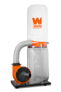 WEN 1,300 CFM 14-Amp 5-Micron Woodworking Dust Collector with 50-Gallon Collection Bag and Mobile Base