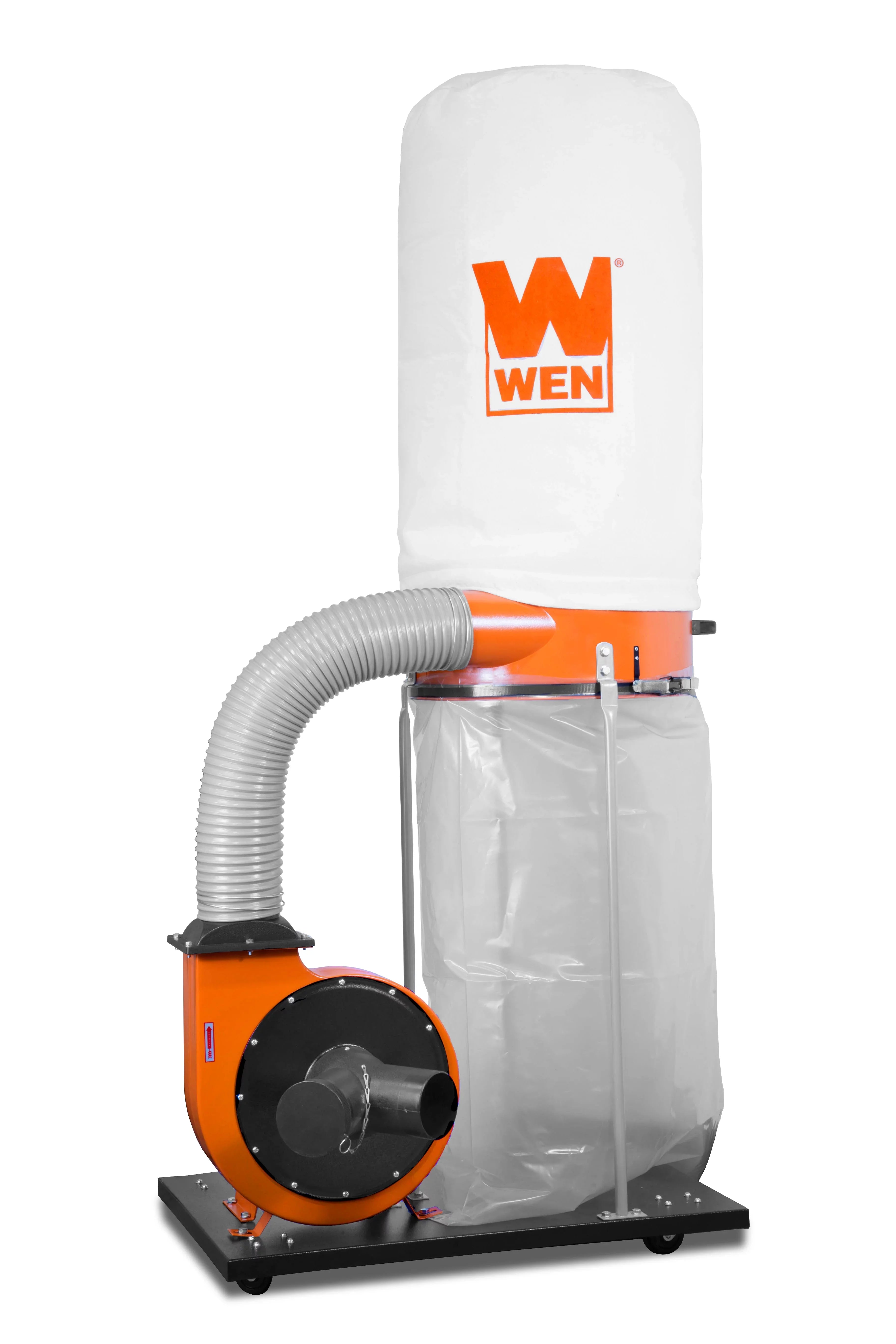 WEN 1,300 CFM 14-Amp 5-Micron Woodworking Dust Collector with 50-Gallon Collection Bag and Mobile Base