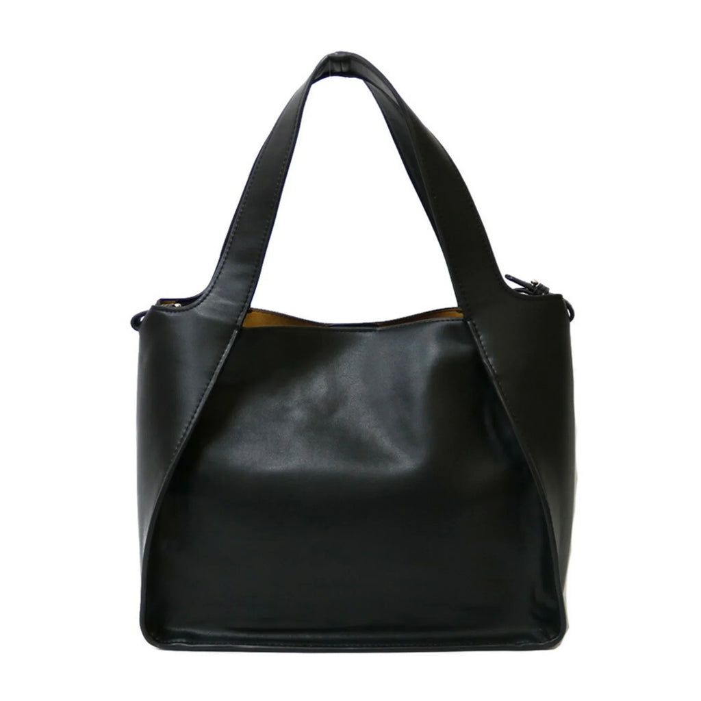 Pre-Owned Stella McCartney Shoulder Bag Polyurethane Black Ladies (Good)