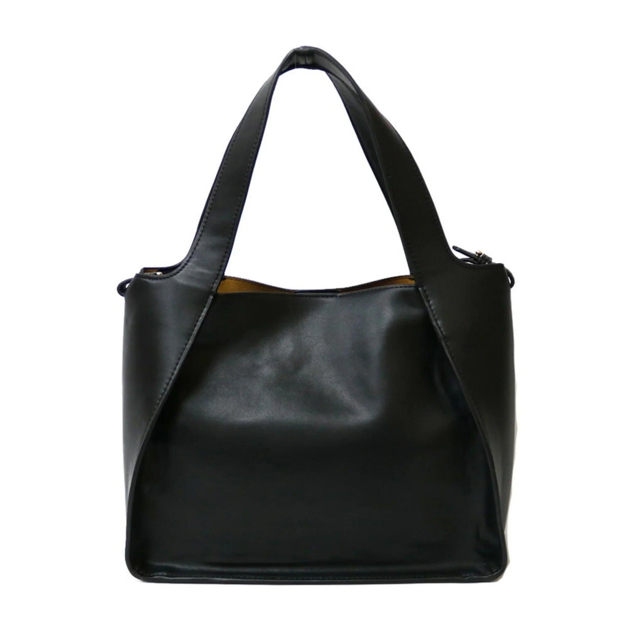 Pre-Owned Stella McCartney Shoulder Bag Polyurethane Black Ladies (Good)