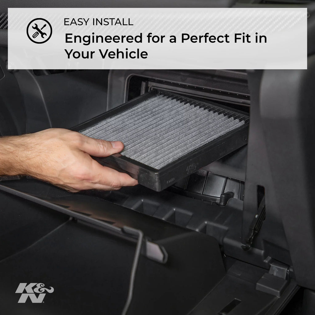 K&N Cabin Air Filter: Washable and Reusable: Designed For Select 2010-2015 Chevy Camaro Vehicle Models, VF3017