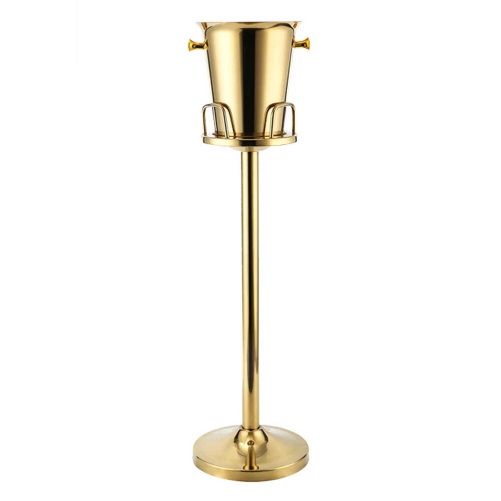 Champagne Bucket Ice Bucket Vasque Holder Titanium Gold Ice Bucket for Party Bar Hotel Home