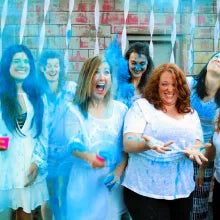 Color Blaze Gender Reveal Powder - 15 Pounds Blue - Ideal for baby boy announcements & reveals for car exhaust, burnouts, photoshoots, balloons, DIY’s, targets, baseballs, and more!