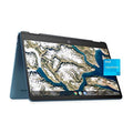 X360 14" HD Touch Chromebook, Celeron N4120, 4GB RAM, 64GB eMMC, UHD Graphics 600, Forest Teal, Chrome OS, 14a-ca0790wm
