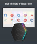 JLLOM Quad Core 8K HD Video 64GB Memory 6K Stream Player 2023 T95Z Plus Smart Android 12.0 TV Box