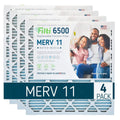Filti 6500 Pleated Home HVAC Furnace 20x25x1 MERV 11 Air Filter (4 Pack)