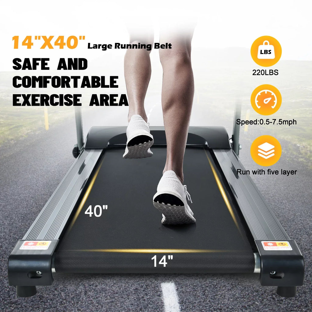 FYC Folding Treadmill Ideal for Small Apartments Perfect for Home and Gym Use