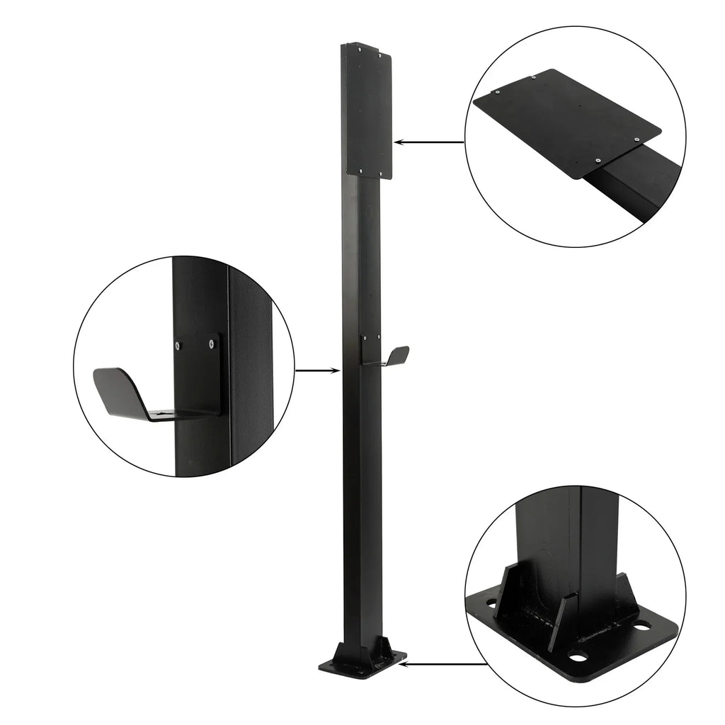 Pedestal Mounted EV Charging Station EV Charger Stand For Tesla Charging Station