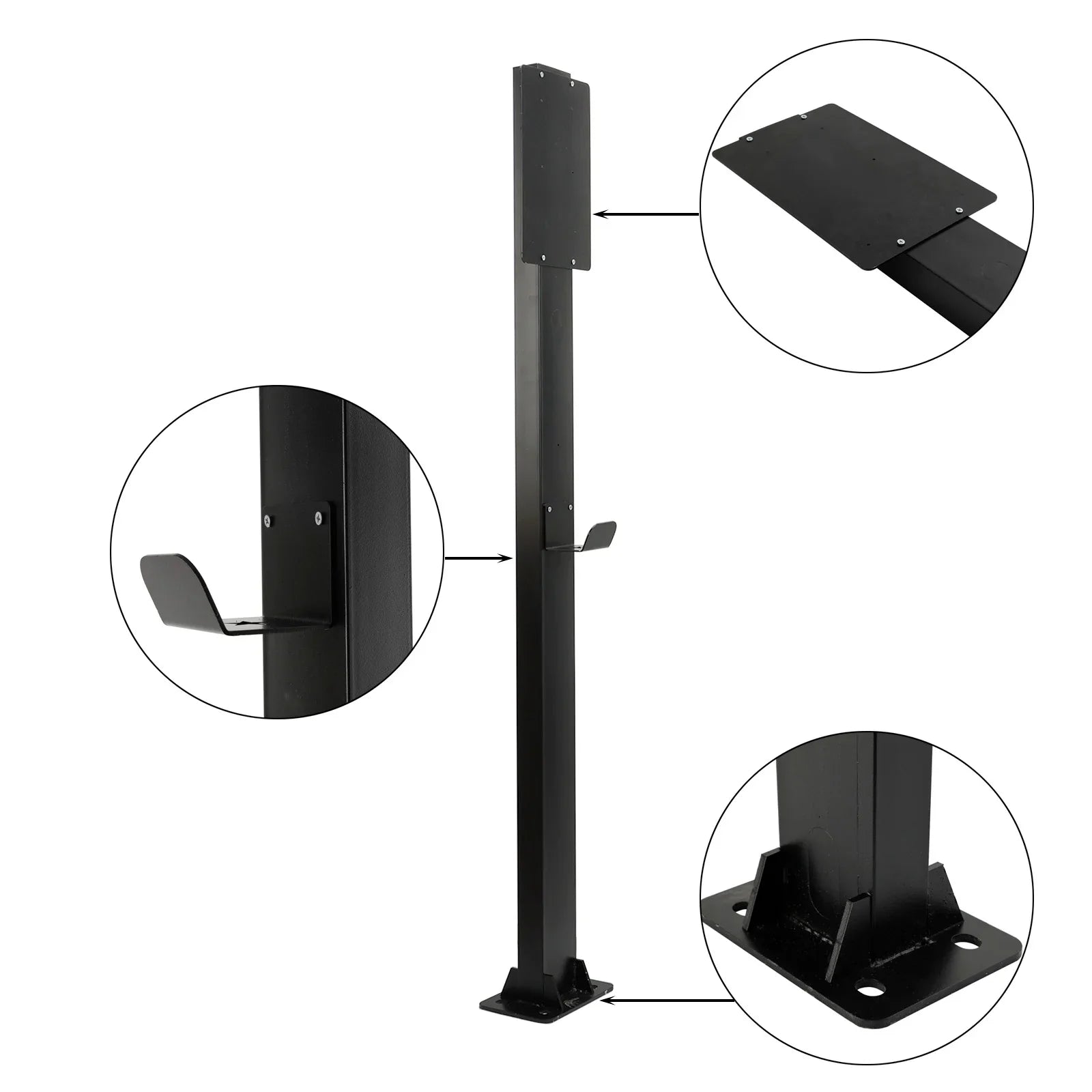 Pedestal Mounted EV Charging Station EV Charger Stand For Tesla Charging Station