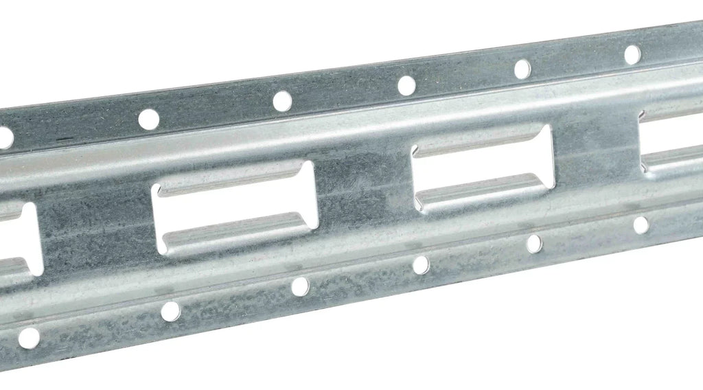 (4 Pack) 5' Vertical E-Track Tie-Down Rail - Made in USA | High Strength Galvanized Steel, Bolt-On Tie Down Rail for Cargo on Pickups, Trucks, Trailers, Vans