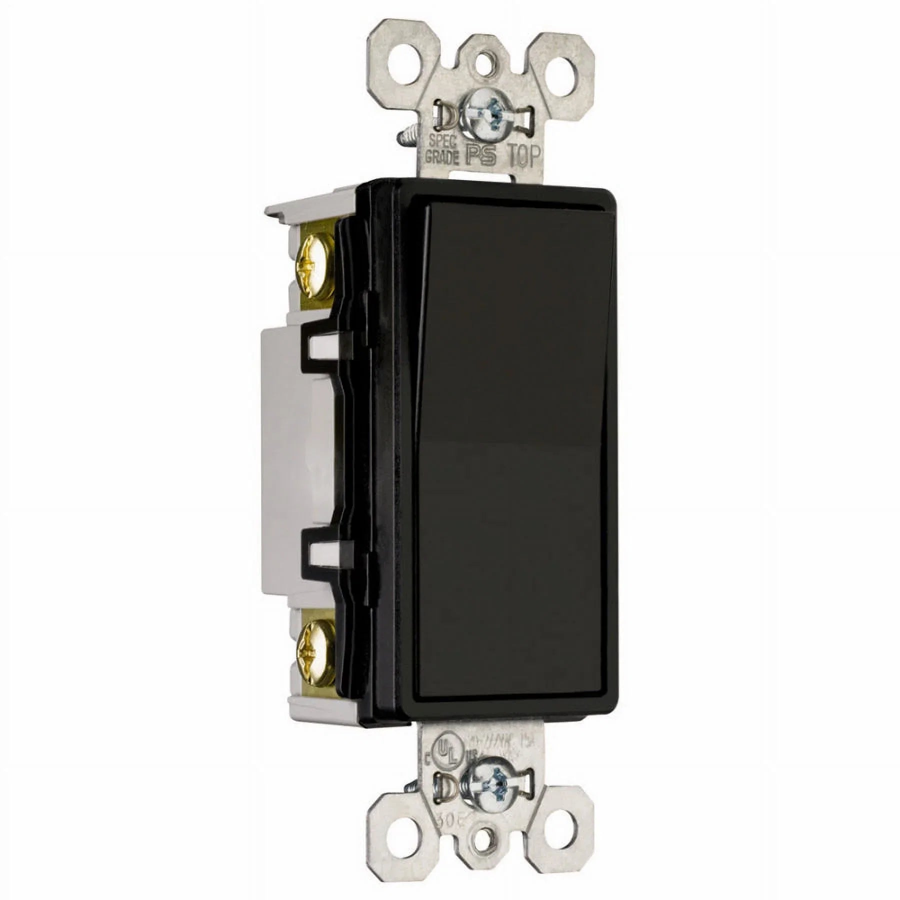 Legrand TM874BKCC6 Radiant 4-Way Decorator Switch, 15A, Black, Each