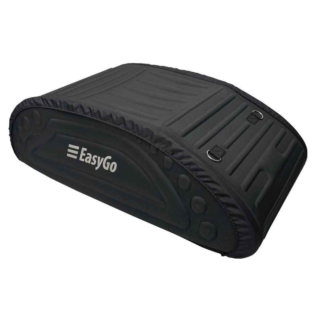 EasyGoProduct Aerodynamic Car Rooftop Cargo Carrier Bag - Soft Roof Top Luggage Bag for All Vehicles SUV with/Without Rack Hard Sides - 4 Adjustable Straps 8 Cubic Feet - Fold Flat Storage Bag