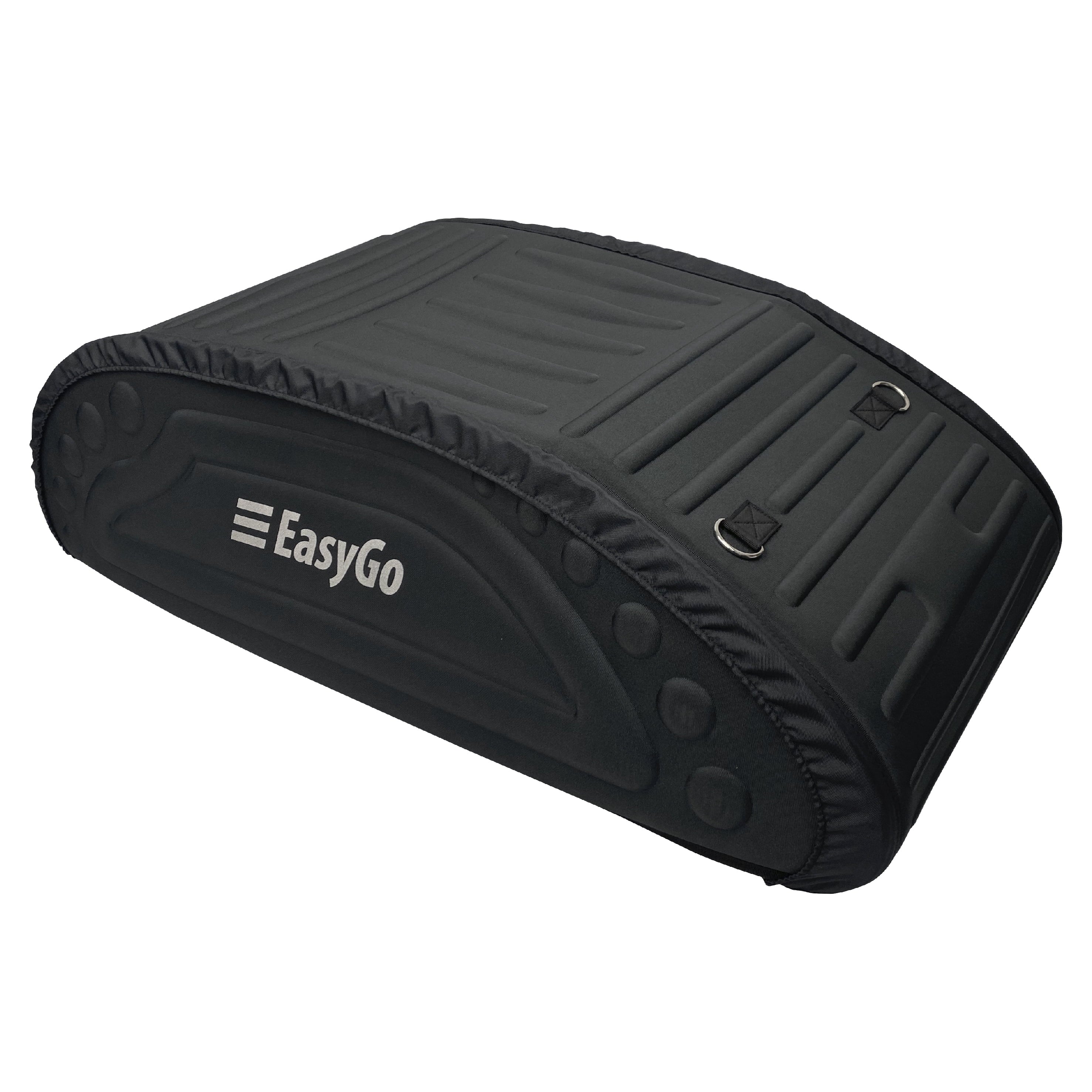 EasyGoProduct Aerodynamic Car Rooftop Cargo Carrier Bag - Soft Roof Top Luggage Bag for All Vehicles SUV with/Without Rack Hard Sides - 4 Adjustable Straps 8 Cubic Feet - Fold Flat Storage Bag