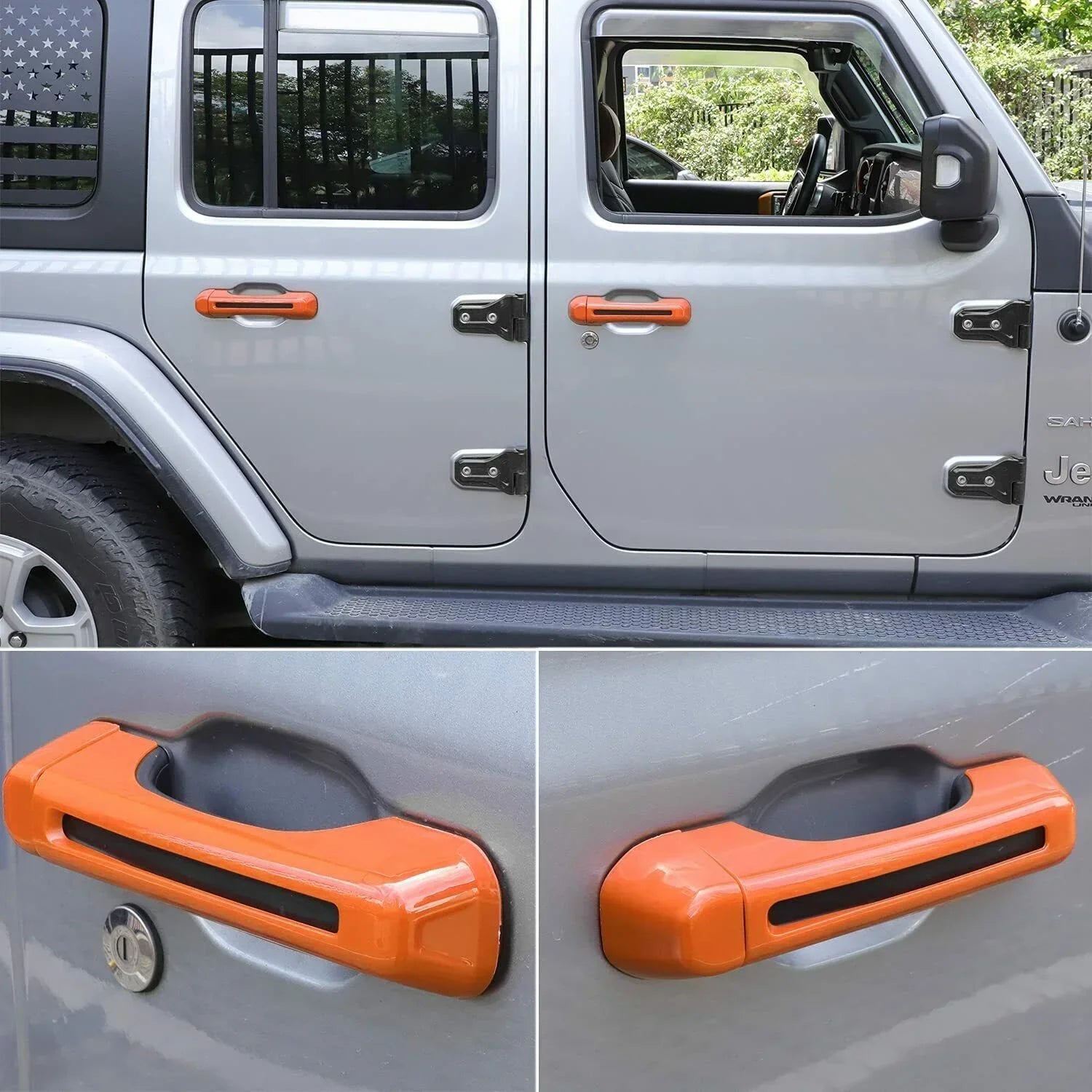 Teledu 10X Door & Tailgate Handle Cover Trim JLU 4Door