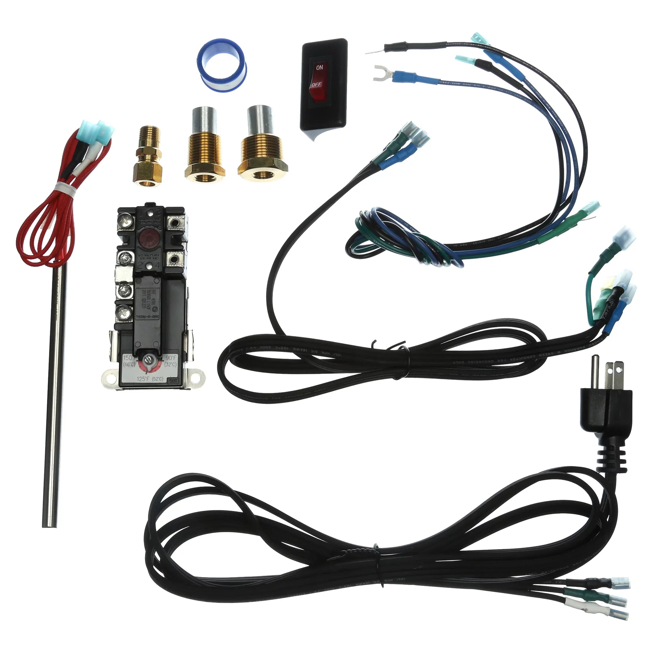 Camco 11673 - 6 gal. Liquid Heater Converter for Converting RV LP Gas Fluid Heaters to 120V Electricity On Demand