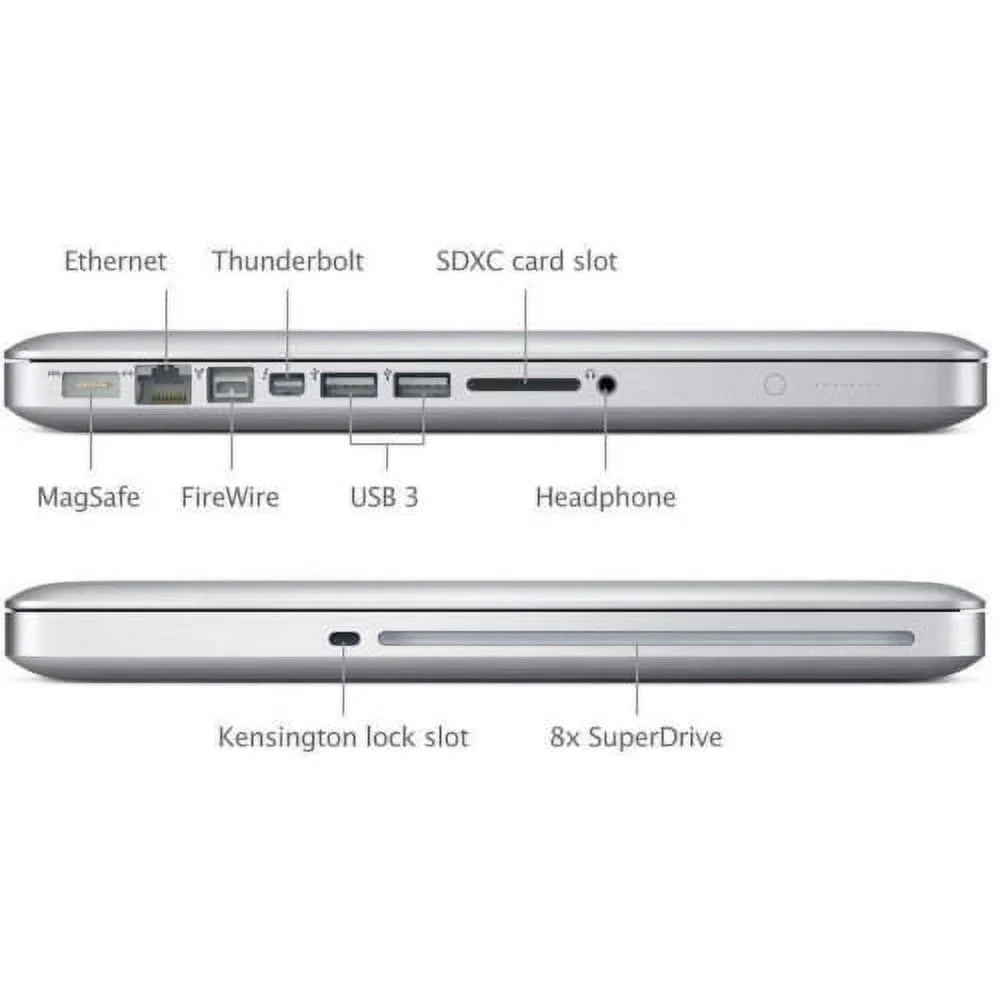 Restored MacBook Pro Mobile pc Core i5 2.4GHz 4GB RAM 500GB HD 13" MD313LL/A (2011) (Refurbished)