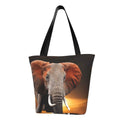 Lukts Elephant Sunset In Kenya Tote Bag,Shoulder Bag Women'S Hobos Handbags Large Capacity Shopping Bag
